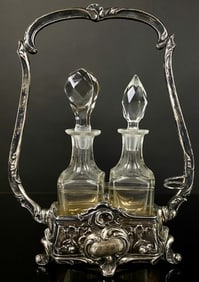 Antique .800 Silver Cruet Set