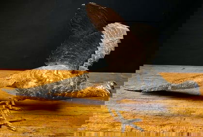 .800 Hanau Silver Pheasant Large Centerpiece