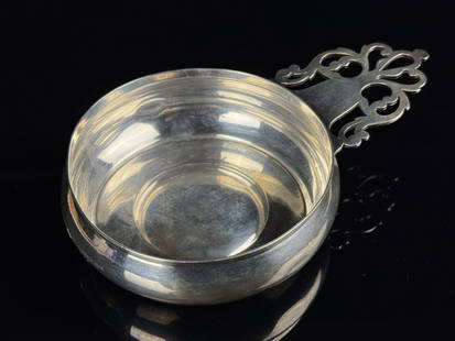 Tiffany & Co. Sterling Silver Paul Revere Bowl: Excellent Sterling Silver Tiffany and Co. Paul Revere Bowl. Measures: 8" x 2" one small dent (see photos) inscribed "Florence Larter 1929" . Weighs: 8.47Ozt