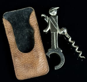 Art Deco W.H.W Hagenauer Golf Cork Screw RARE