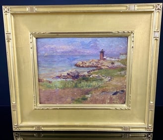 Eliot Clark Light House Painting (1883-1980)