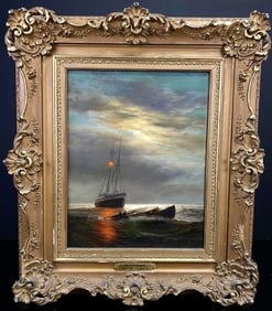 Warren W. Sheppard (1858-1937) "Tailsman" Painting