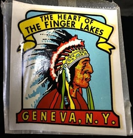 200 N.O.S 1940's Finger Lakes Native Decals