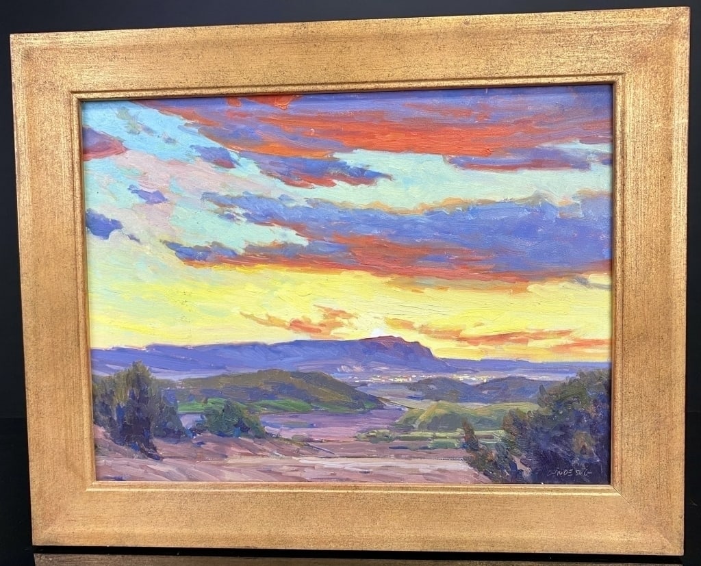 The Lights Of Chinle Arizona Lynde Painting (1 of 6)