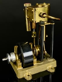 Vintage Saito Model Steam Engine
