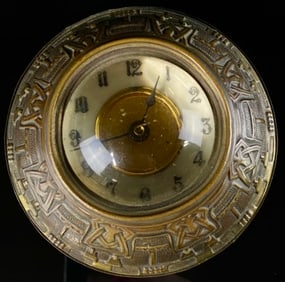Art Nouveau Aesthetic Desk Clock