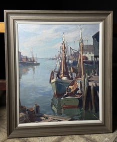 Emil A. Gruppe (1896-1978) Painting Rochester NY