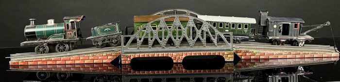 c.1910 Marklin German Toy Key Wind Train