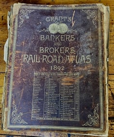 1892 Grant's Bankers & Brokers Railroad Atlas