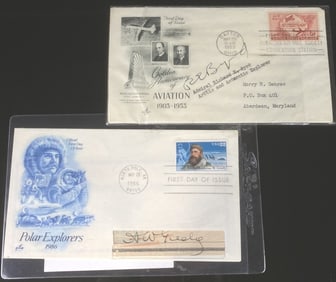 Explorer Signatures on Envelopes Byrd & Greely