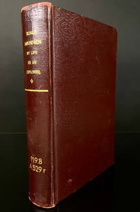 1928 Roald Amundsen My Life As An Explorer Book: Rebound Ex Libris.