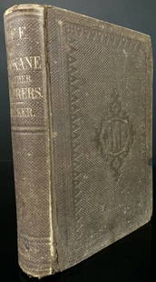 1859 Life of Kane American Exploration Book: Published in 1859 , on the Explorations of Elisha Kent Kane. Tight binding foxing to the pages.