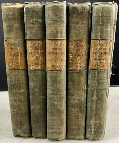 1828 Capt. Parry's Voyages Exploration In 5 Vols