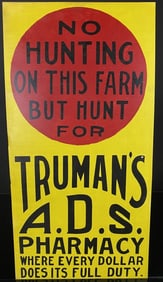 Trumans Pharmacy Ithaca Sign Works. Trade Sign