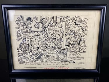 Lynn Brudon Cartoonist Drawing Orlando Sentinel