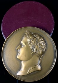 c.1900 Bertrand Andrieu French Lg Napoleon Bronze