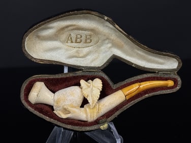 1900's Antique Figural Meerschaum Pipe