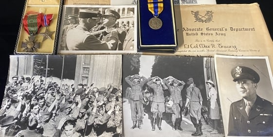 WW2 Personal Items Medals Lt. Col Taurig