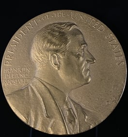 J.R.S Franklin Roosevelt Inauguration Bronze