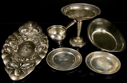 Antique Sterling Silver Lot