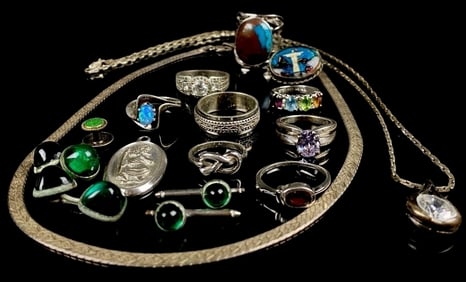 Sterling Silver Jewelry Lot