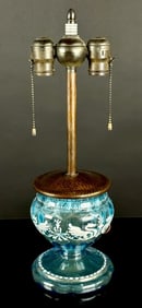 c.1910-1920 Custom Roycroft Dragon Lamp