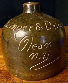 Duringer & Driscoll Olean N.Y. Scratch Adv Jug