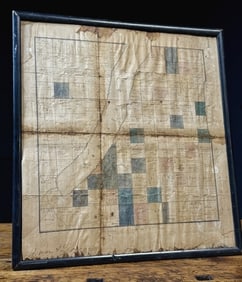 1844 Hand Drawn Map of Keuka Lake NY