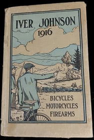Iver Johnson 1916 Bicycle Motorcycle Firearms Book