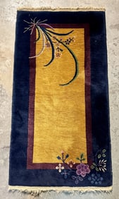 1920's Chinese Art Deco Oriental Rug
