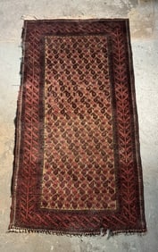 c.1930 Antique Persian Baluch Oriental Rug