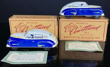 RARE Walt Reach Courtland Patrol Car Lot W/ Box's