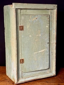 Green Primitive Medicine Cupboard