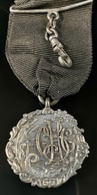 Sterling Diving 2nd Prize Medal Victorian Dolphin