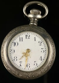 Sterling Small Ladies Pocket Watch