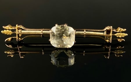 14K Gold Victorian Antique Brooch