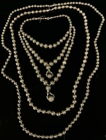 N.O.S. Victorian Bead Necklaces