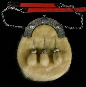 Scottish Leather & Fur Sporran