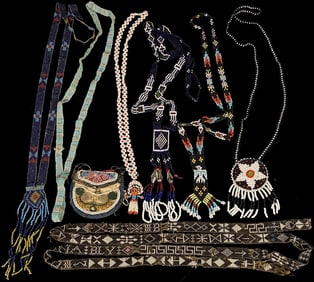 Navajo Great Lakes Etc, Indian Beaded Lot