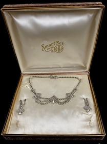 NOS Smart Set 5th Ave. By B.R.J. Rhinestone Set