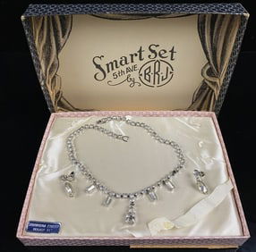 NOS Smart Set 5th Ave. By B.R.J. Rhinestone Set
