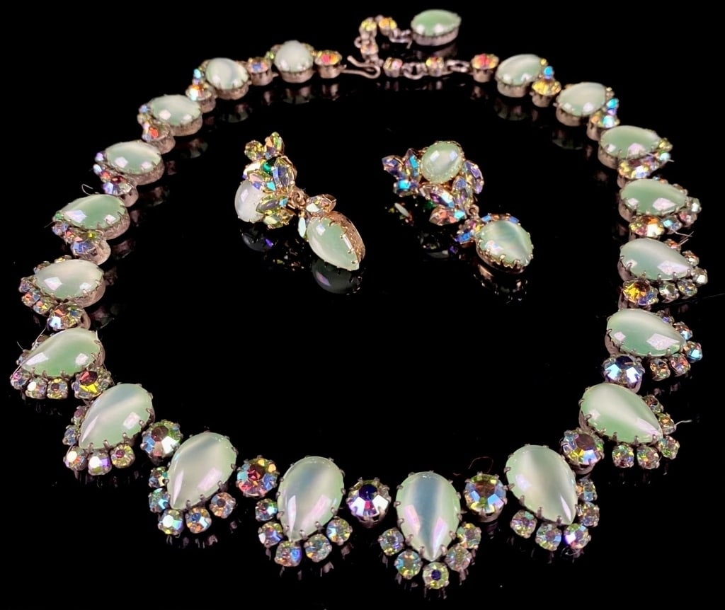 High End Austrian Costume Necklace & Earrings (1 of 7)