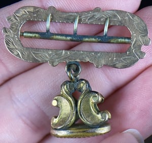 10K Gold Victorian Fob