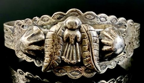 Navajo Silver Cuff Bracelet