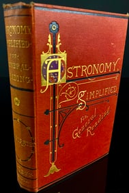 Victorian-Era Astronomy Simplified Illustrated Book, 1875, J. A. S. Rollwyn