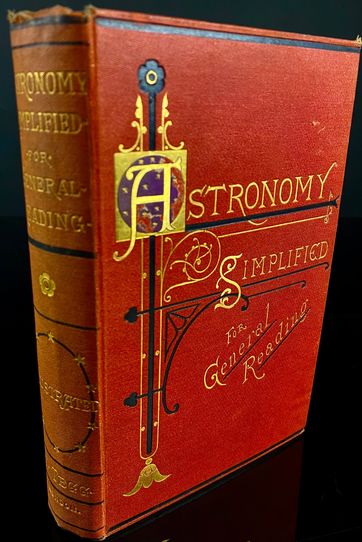Victorian-Era Astronomy Simplified Illustrated Book, 1875, J. A. S. Rollwyn (1 of 15)