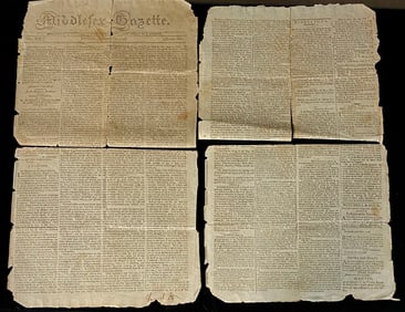 An 18th-Century American Newspaper, The Middlesex Gazette, December 7, 1798
