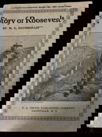 1922 The Story of Theodore Roosevelt by M.G. Brumbaugh, F. A. Owen Publishing Company, Instructor