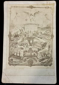 Brotherhood of Railroad Trainmen Commemorative Print, Late 19th Century
