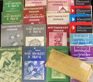 A Collection of Vintage American Horology Trade Journals and Ephemera, 1949-1955